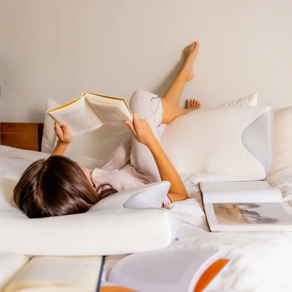 The Original DreamSleepz Pillow – Wake Without Neck Ache and Feel Properly Rested