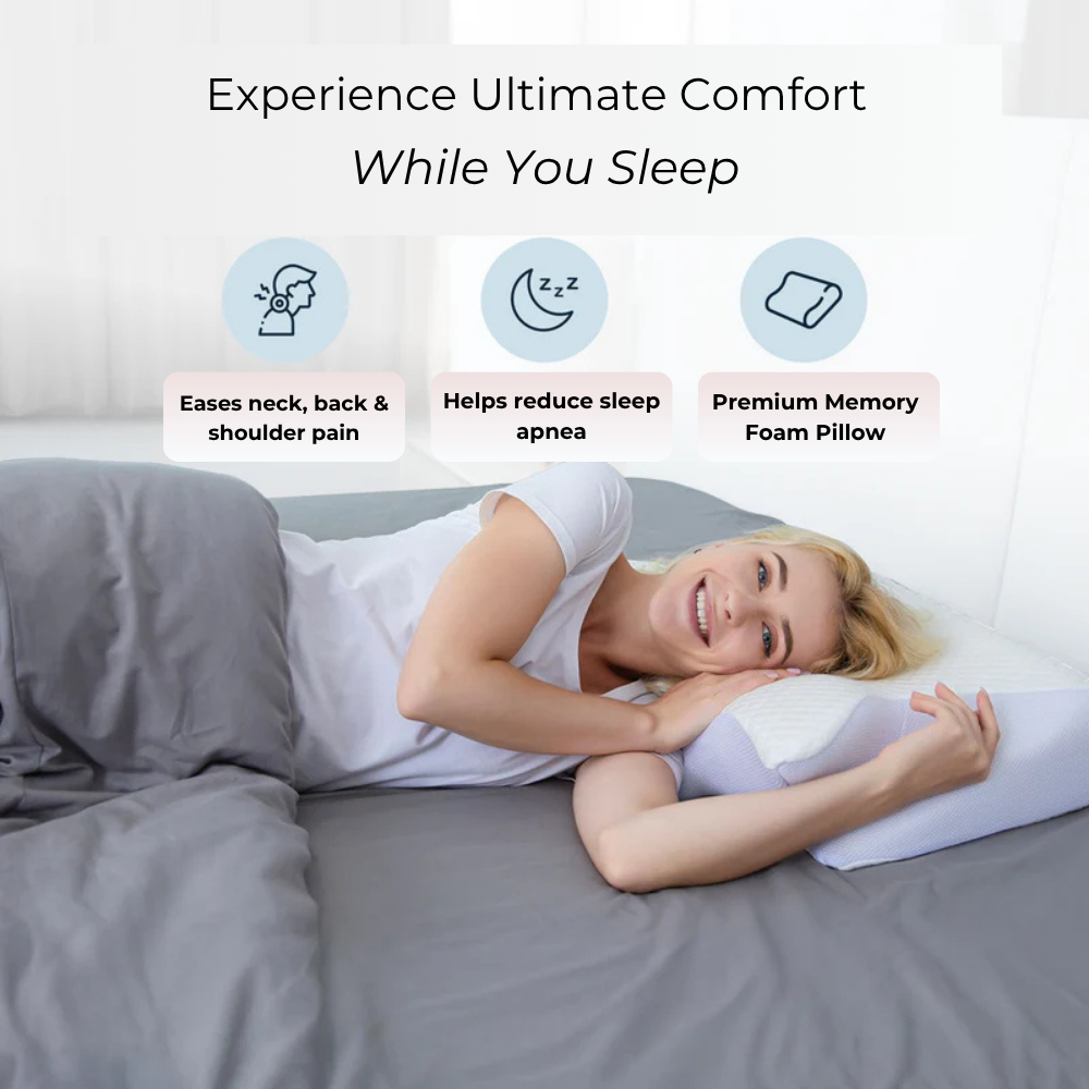 The Original DreamSleepz Pillow – Wake Without Neck Ache and Feel Properly Rested